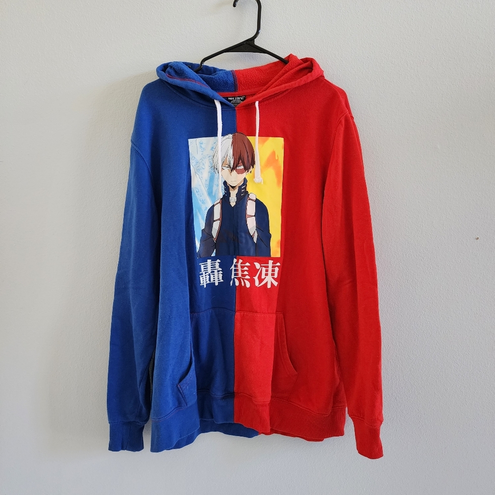 My Hero Academia Shoto Todoroki Two Tone Hoodie